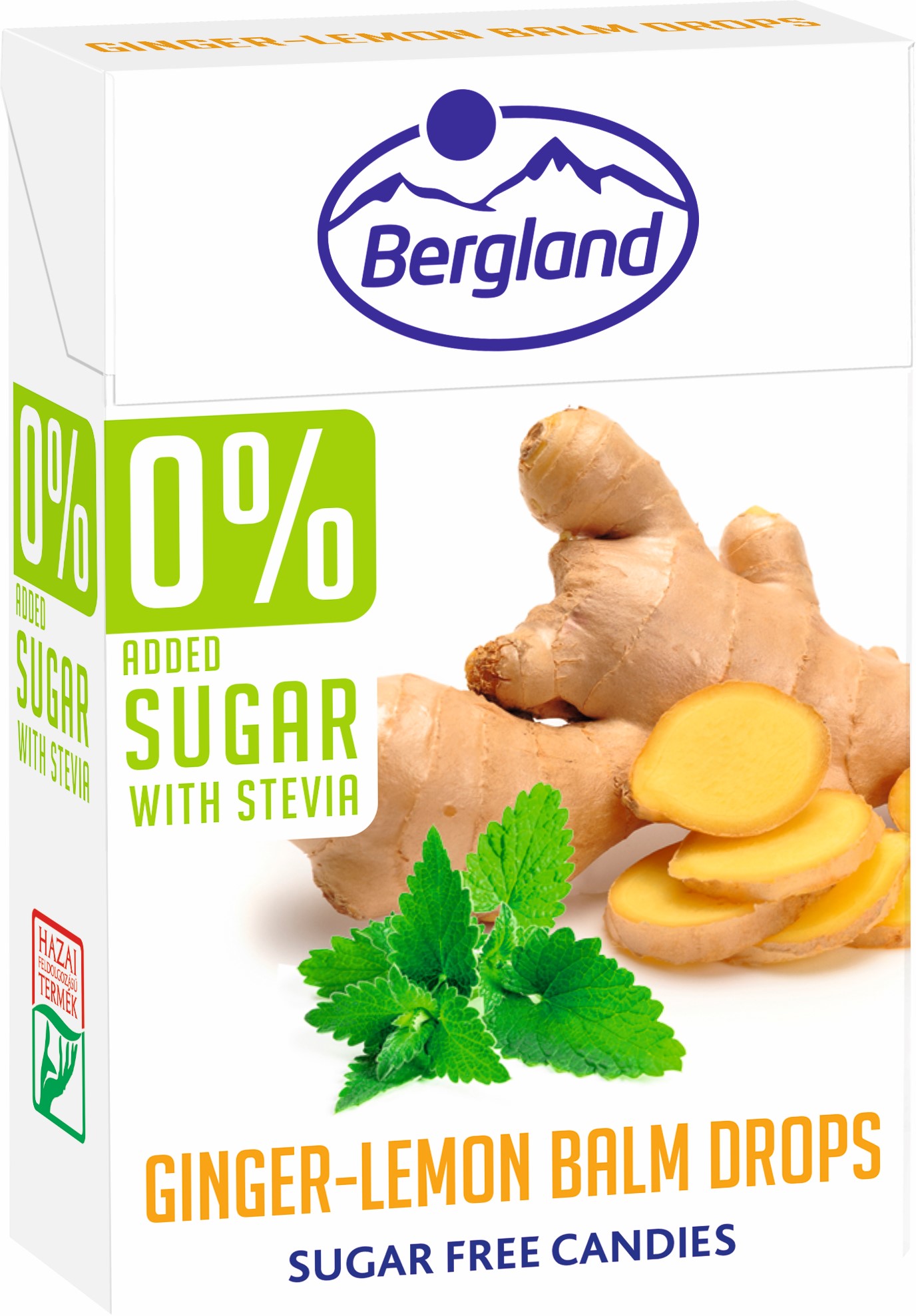 Bergland Ginger-lemon balm drops 40g